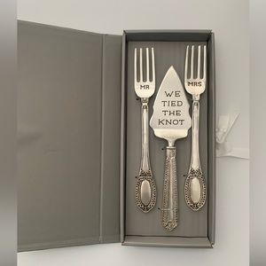 Cake Forks and Server Set in Gift Box